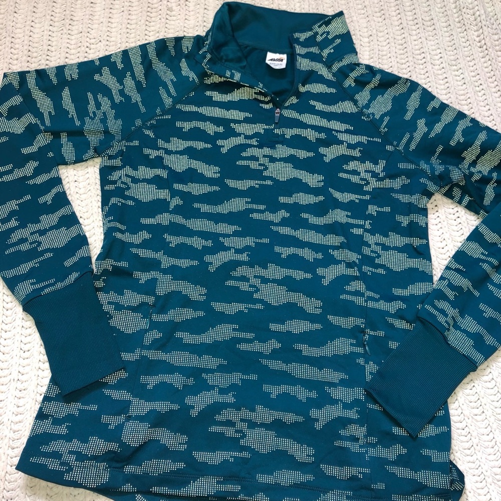 Avia Womens Active Brushed Quarter Zip Pullover Size Small